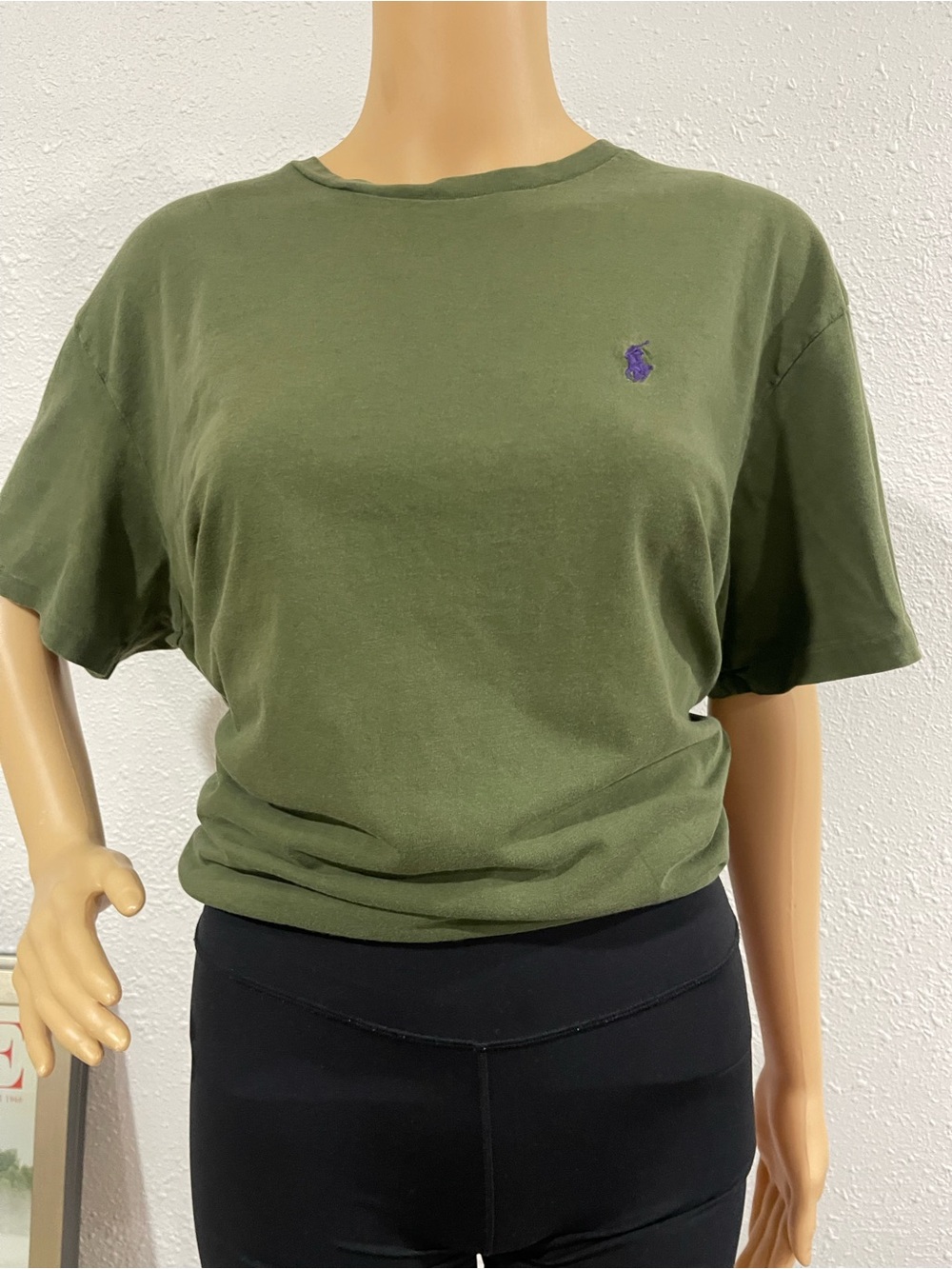 Polo by Ralph Lauren Olive Green Short Sleeve Logo Tee
